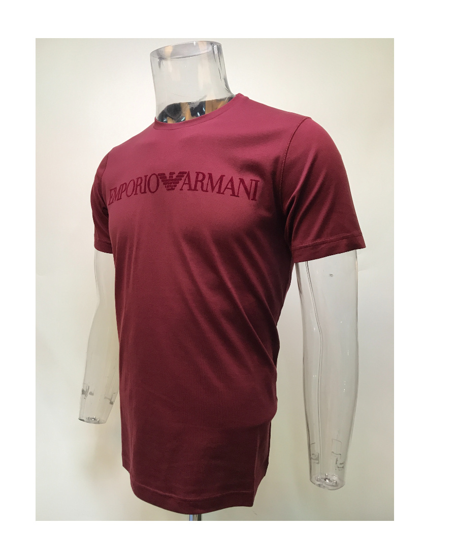Emporio Armani Logo T-shirt In Red