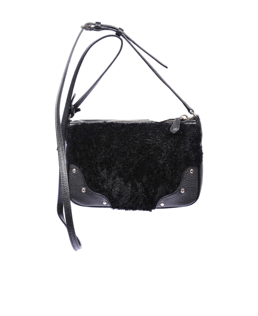 Coach Logo Strap Satchel In Black