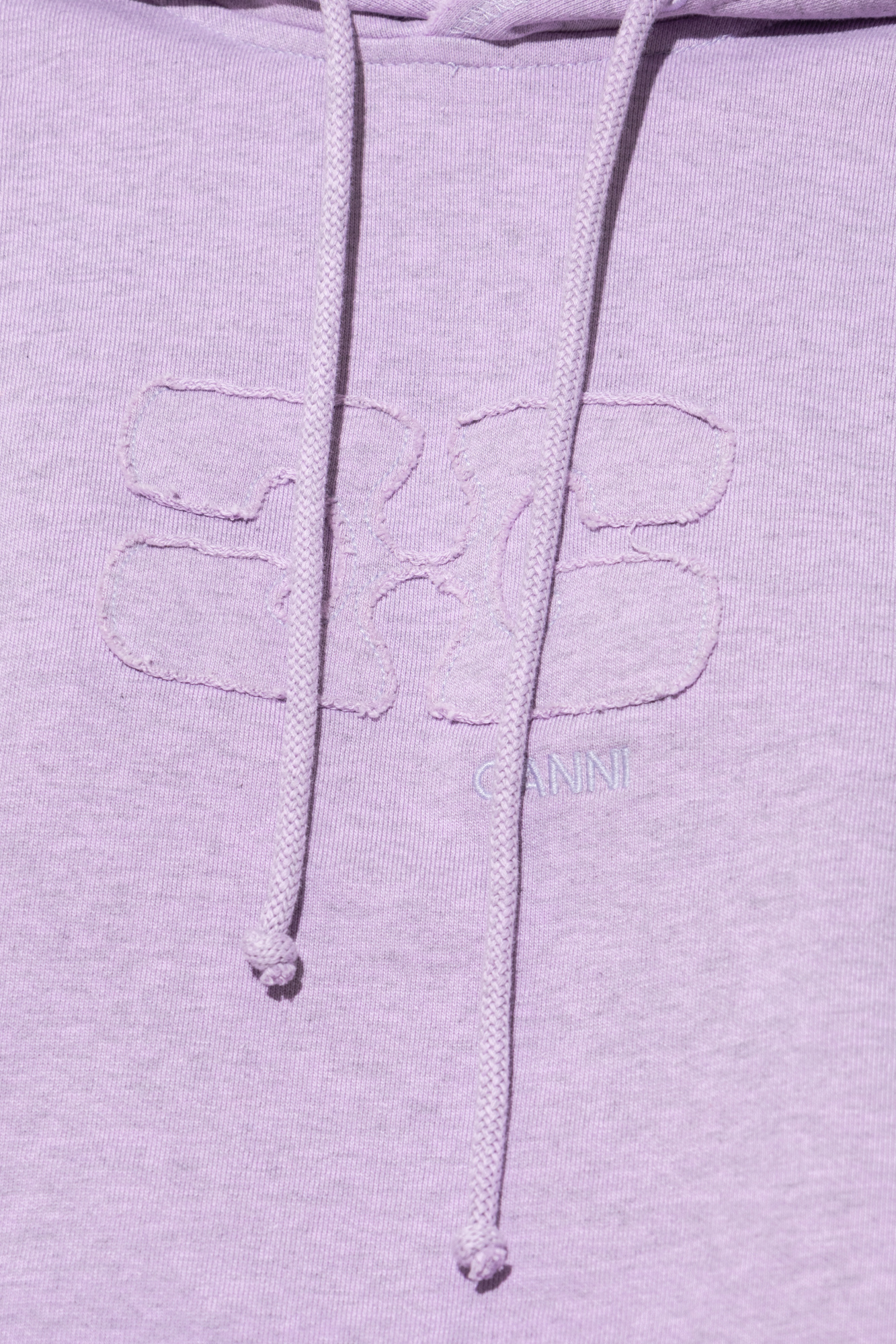 Ganni Isoli Hoodie In Purple