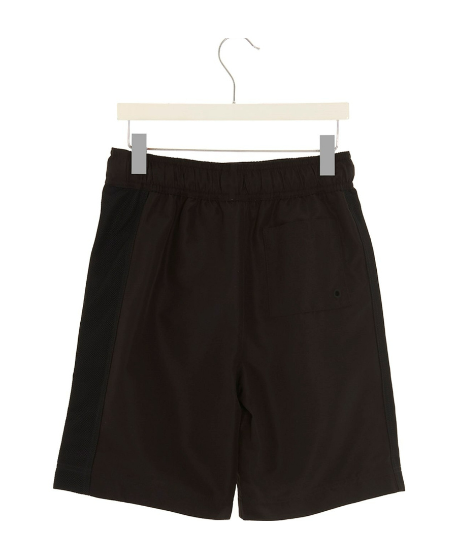 BURBERRY LOGO-PATCH TRACK SHORTS