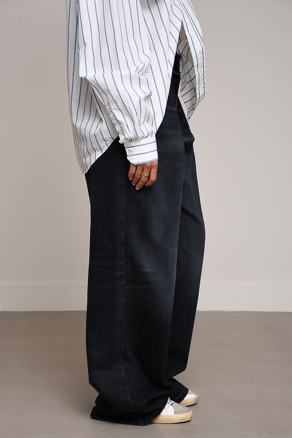 Haikure Jeans With Belt Loops In Black