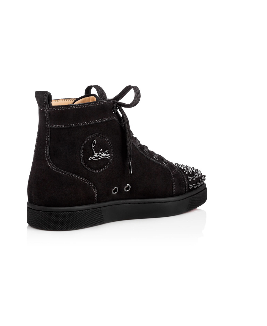 Christian Louboutin Black Louis Orlato Sneakers In Black
