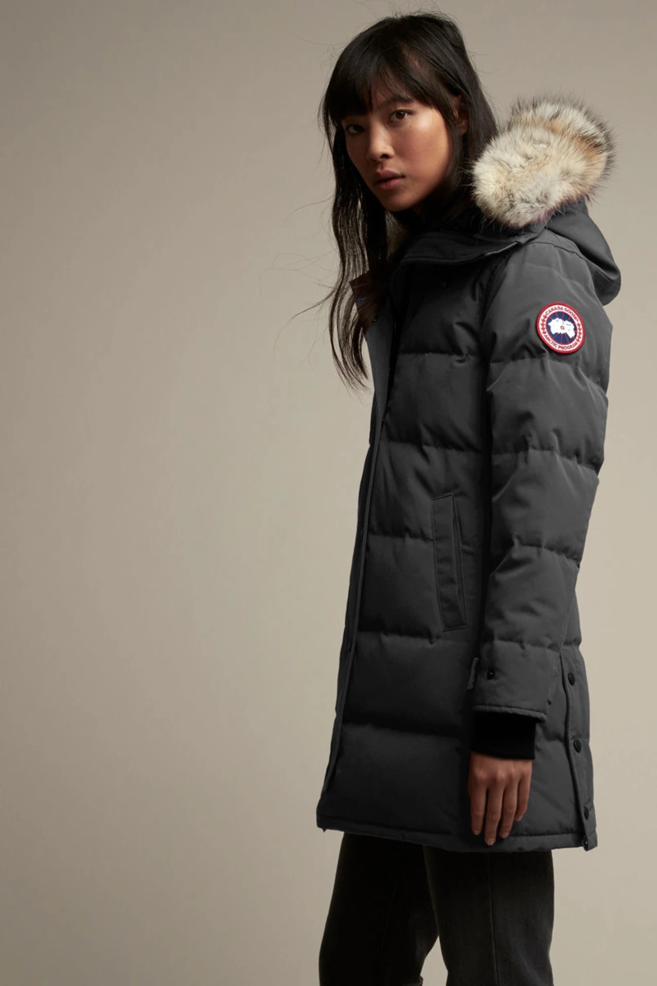 CANADA GOOSE SHELBURNE HOODED DOWN JACKET 
