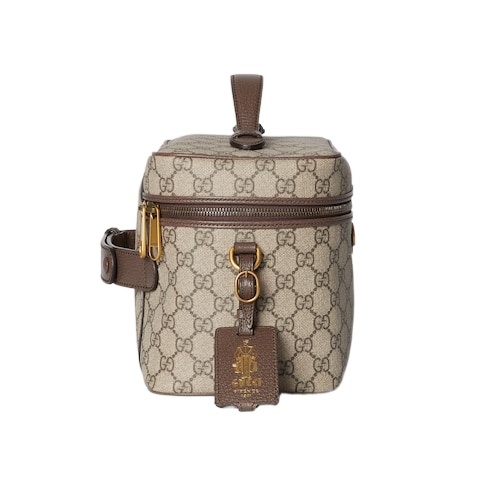 Gucci Porter Series Medium Portable Toiletry Bag In Nude