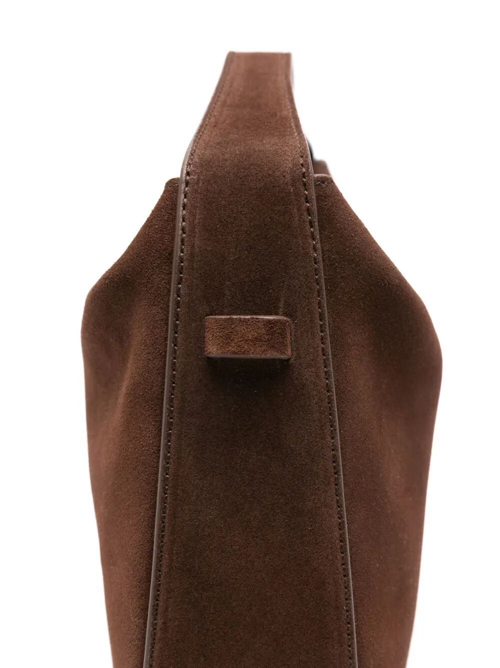 Aesther Ekme Soft Baguette Crossbody Bag 238 Suede Cocoa In Brown