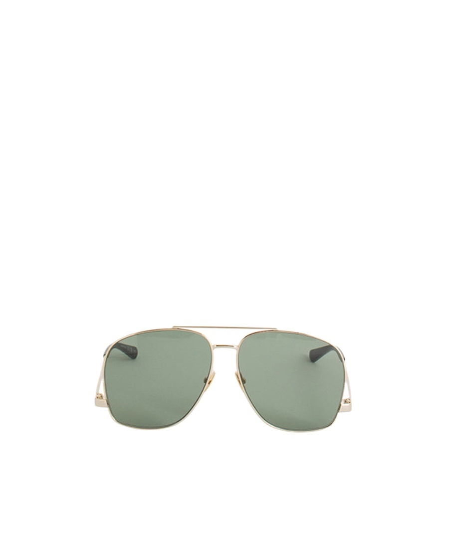 Saint Laurent Eyewear Aviator Sunglasses In Gold