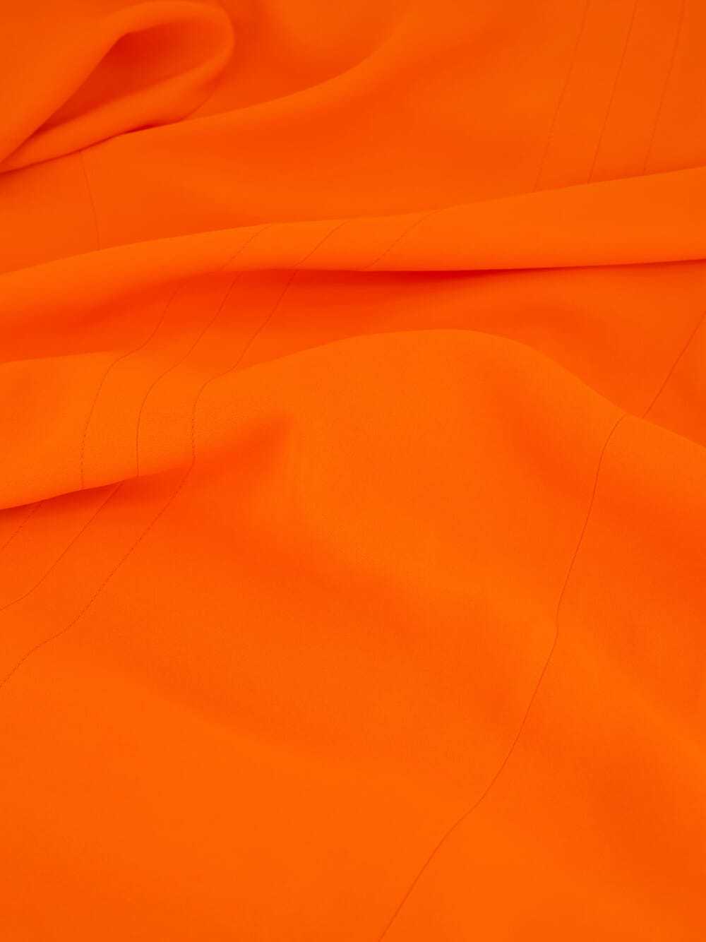 Stella Mccartney Half-sleeve Maxi Dress In Orange