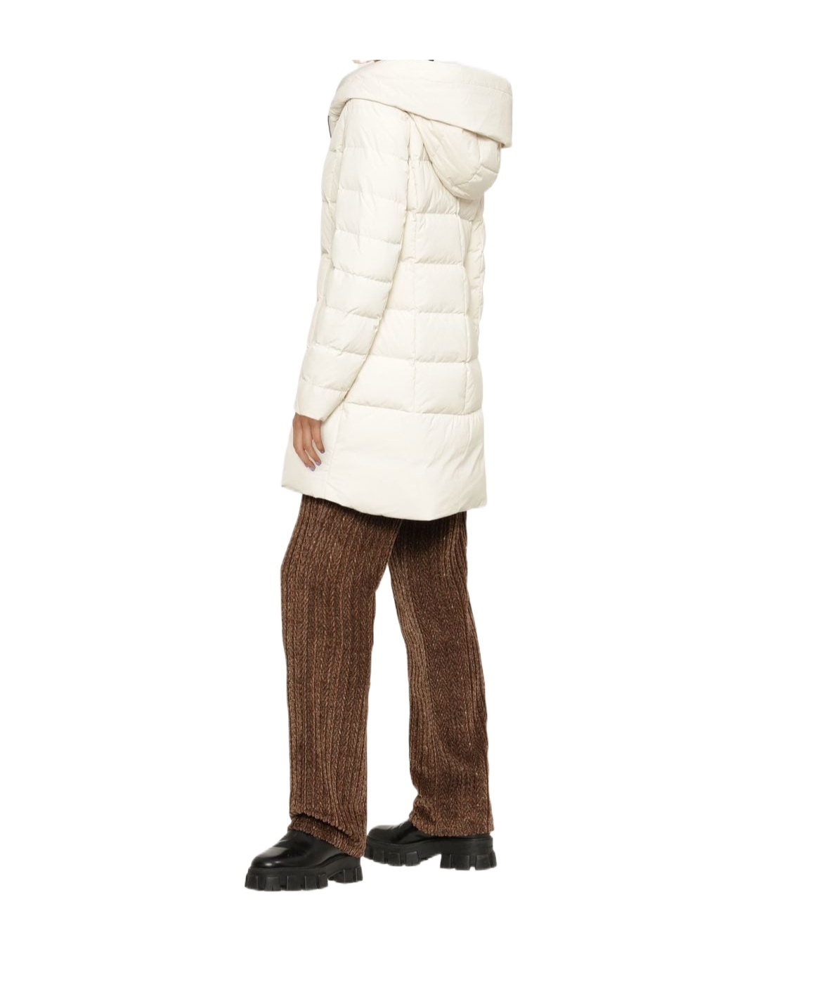 Woolrich Zip-fastening Padded Coat In White