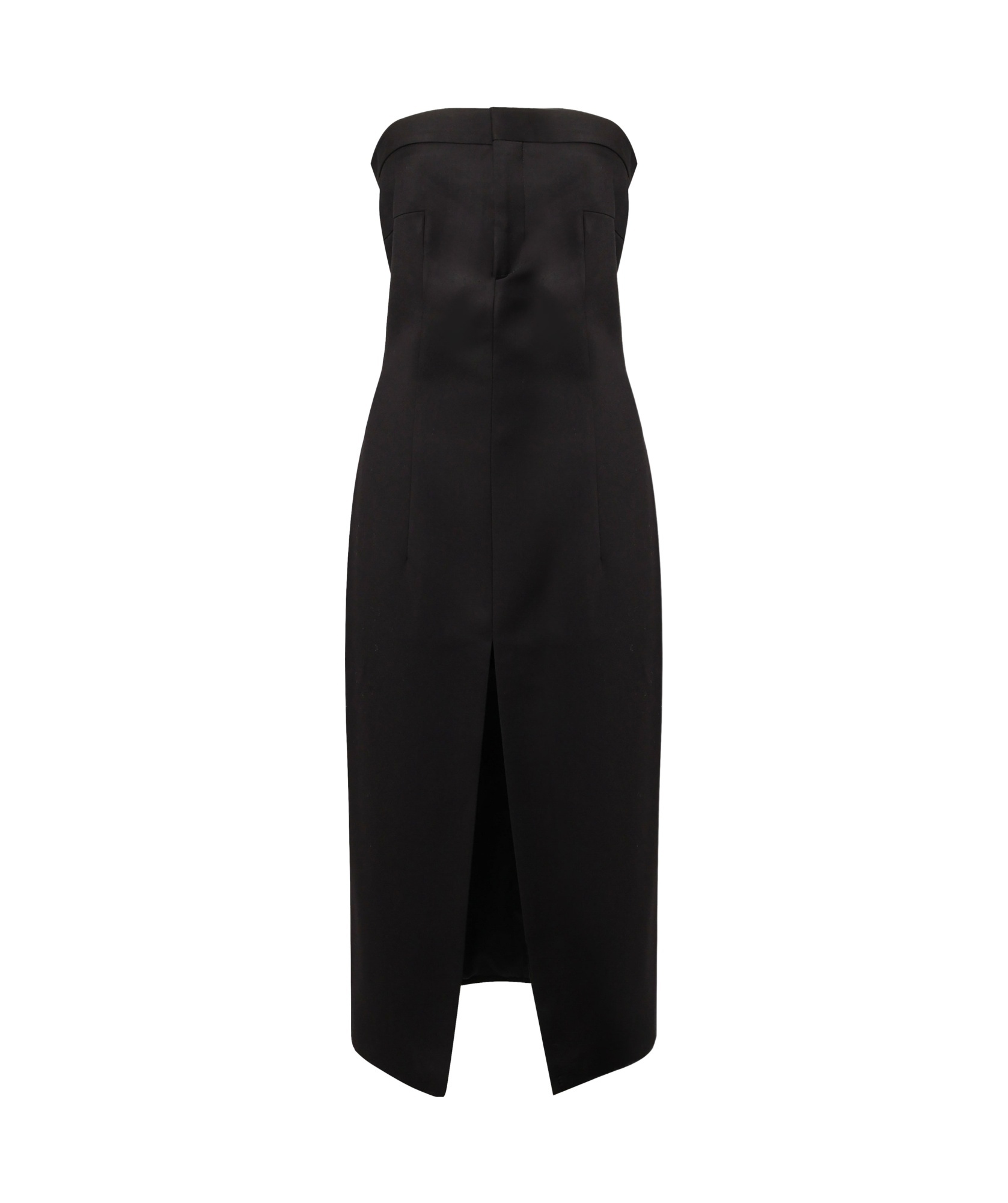 Nine Minutes Tube Top Dress In Black