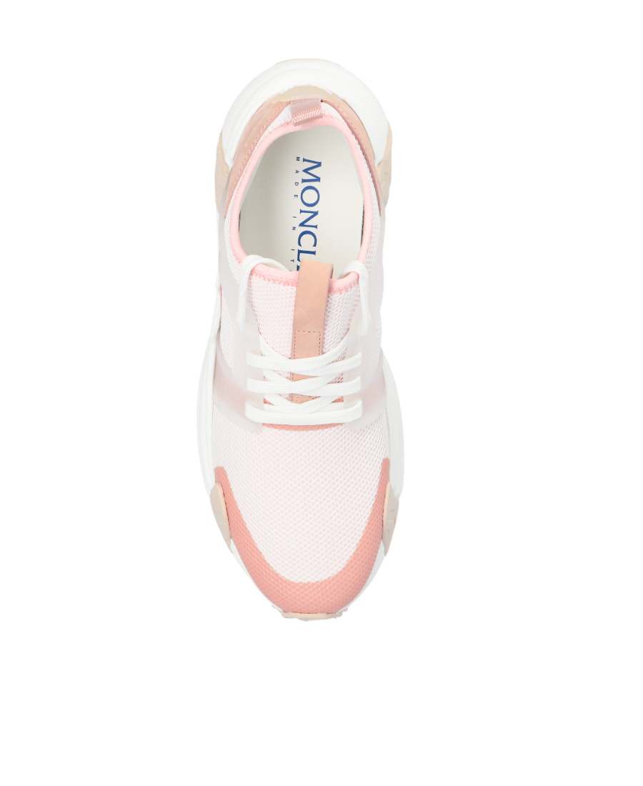 Shop Moncler Lunarove Panelled Sneakers In White