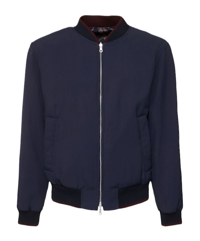 Dries Van Noten Volker Navy Viscose Blend Jacket