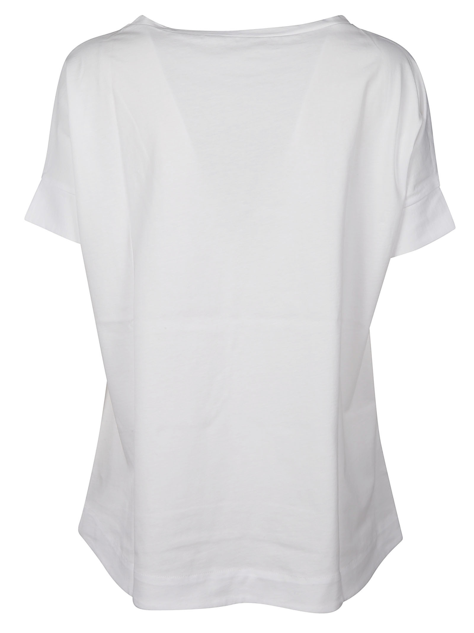 Aragona T-shirt With Round Neck And Short Sleeves In White