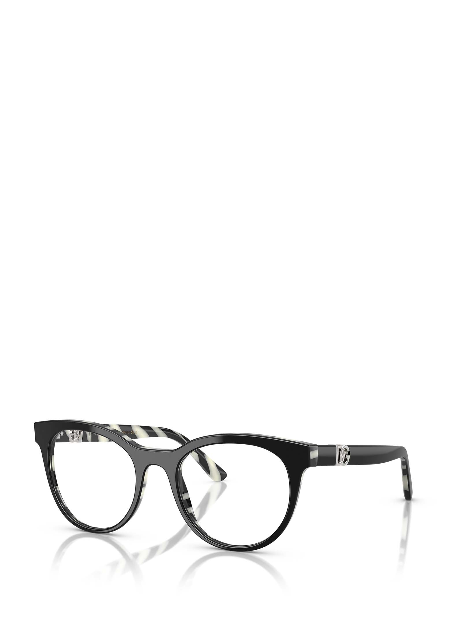 Dolce & Gabbana Dolce Gabbana Eyewear Round Fame Glasses