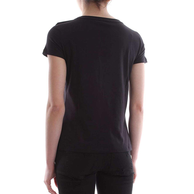 Armani Jeans Printed T-shirt In Black