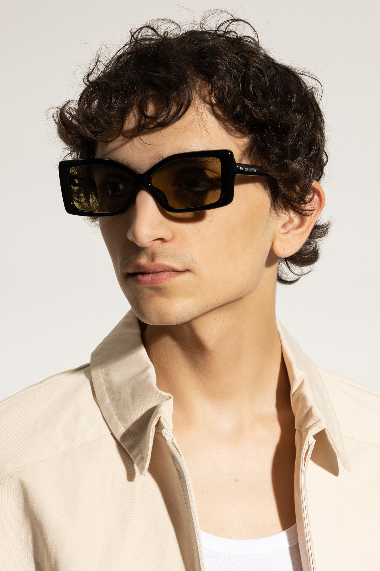 Jacquemus Rectangle Frame Sunglasses Sunglasses In Nude