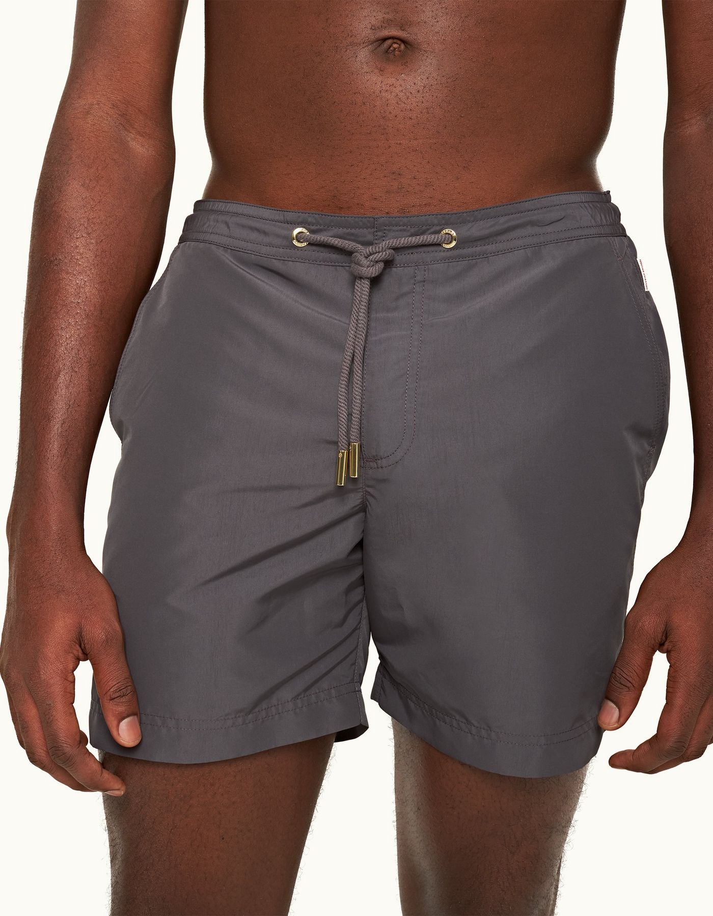 Orlebar Brown Men's Bulldog Drawcord Swim Shorts In Black