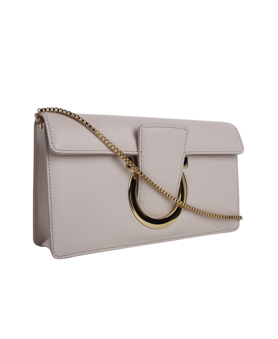 FERRAGAMO FLIP OPEN AND CLOSE SINGLE SHOULDER BAG
