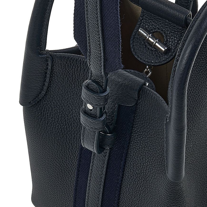 Loro Piana Micro Bale Bag In Black