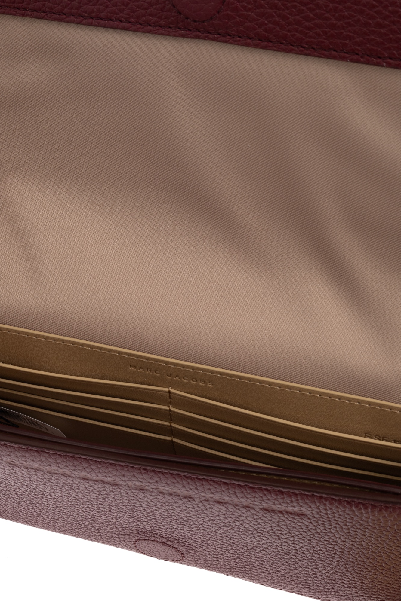 Marc Jacobs Flap Shoulder Bag In Burgundy