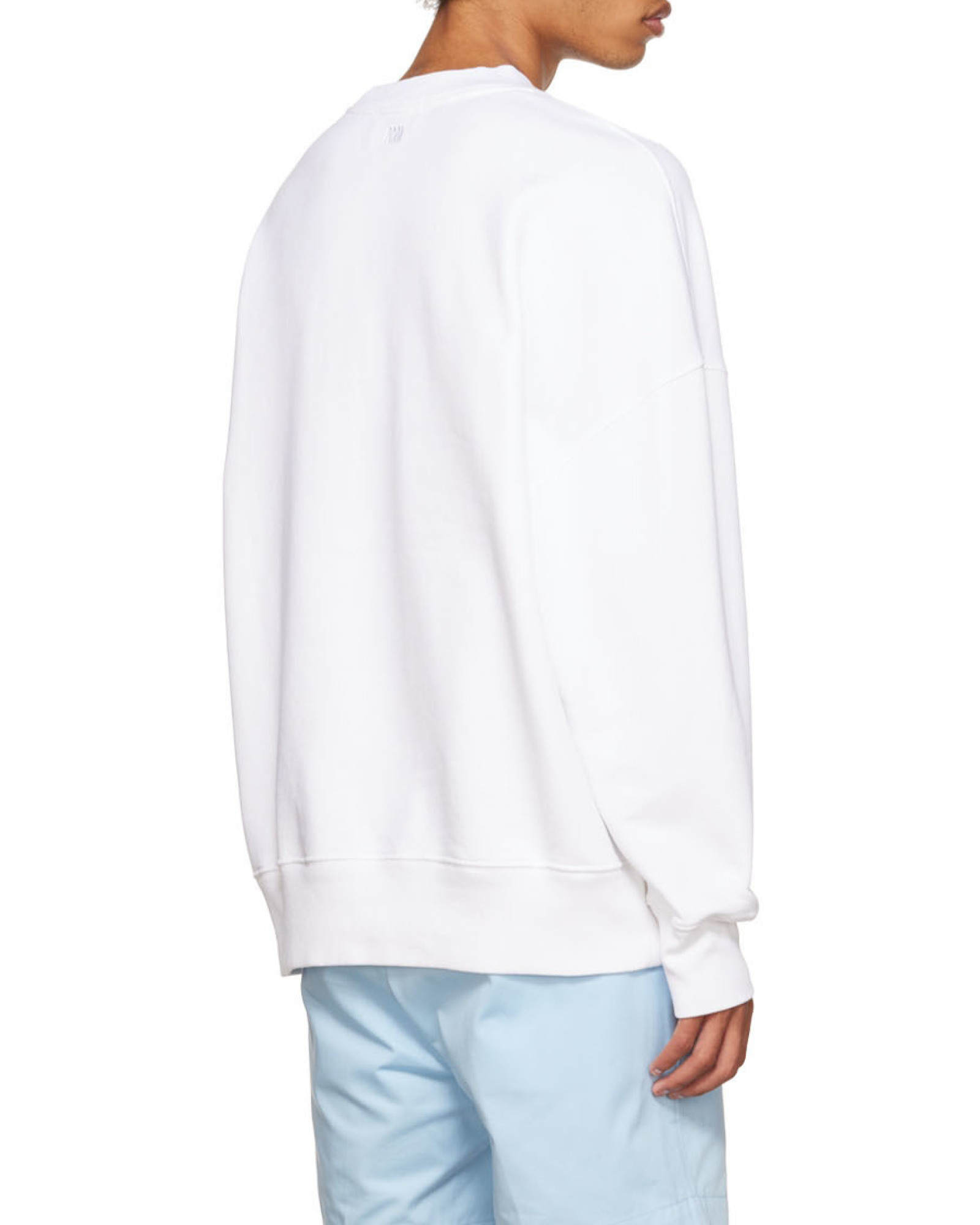 Ami Alexandre Mattiussi Tonal Logo-embroidered Sweatshirt