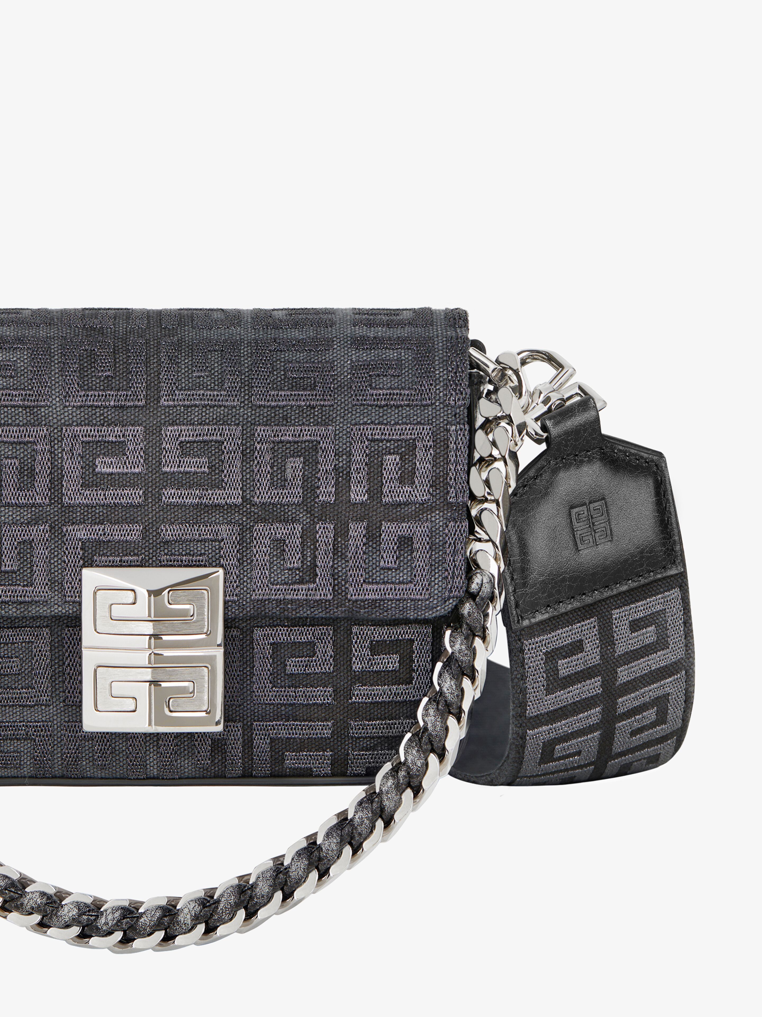 Givenchy 4g Small Shoulder Bag In Gray