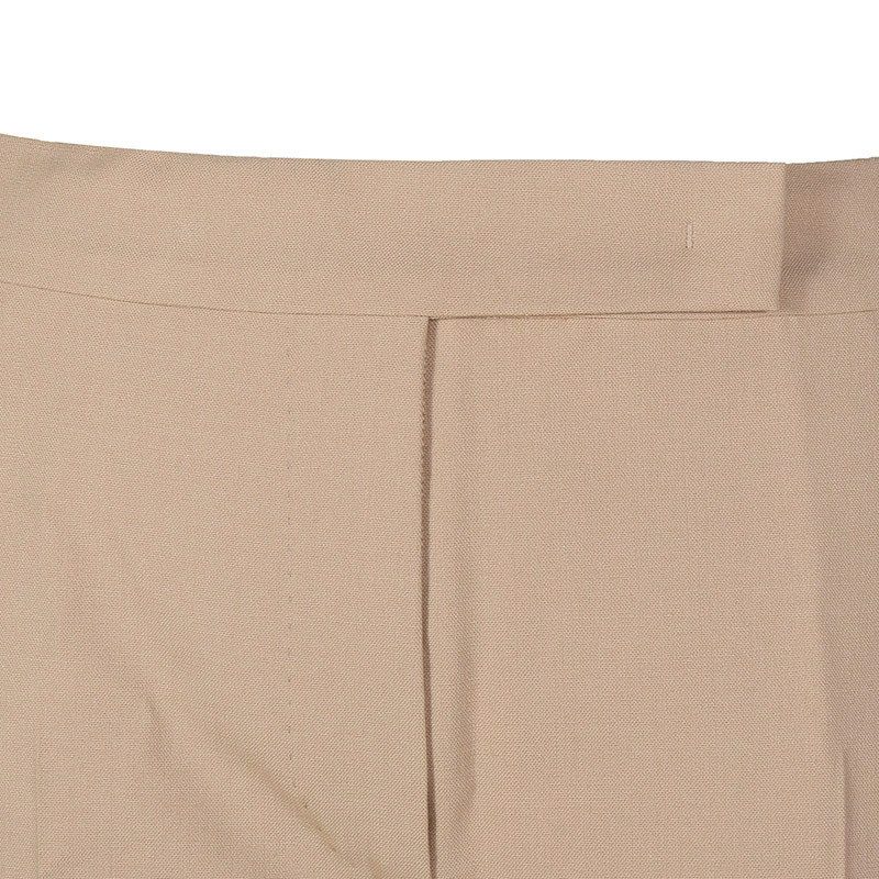 Max Mara Zemona Wool Casual Pants In Nude