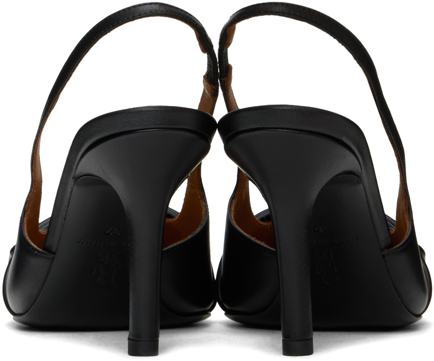 R13 Sid Harness High Heels In Black