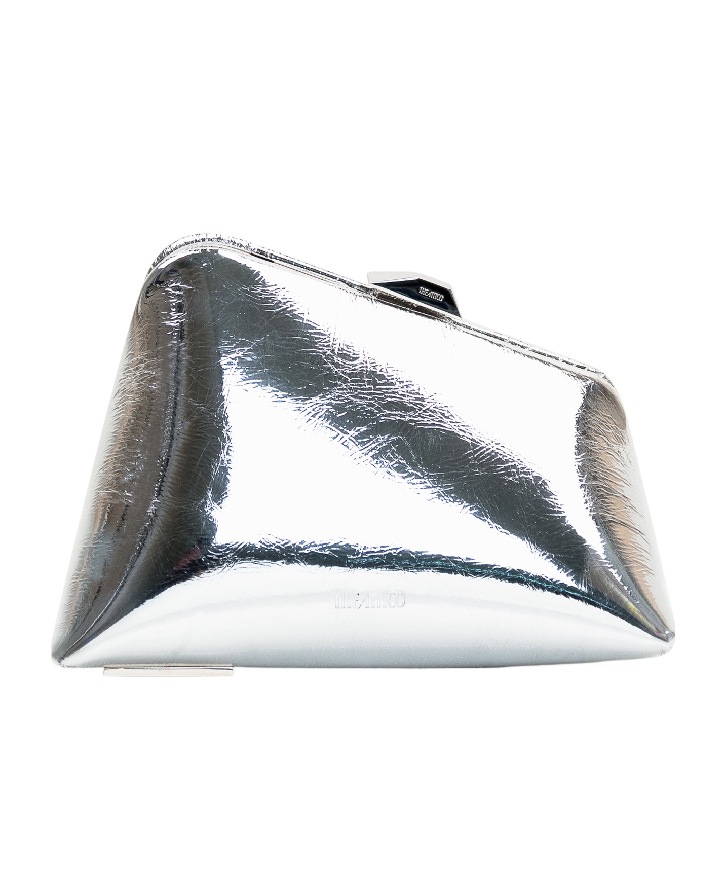 Attico Clutch The Woman Color Silver In White