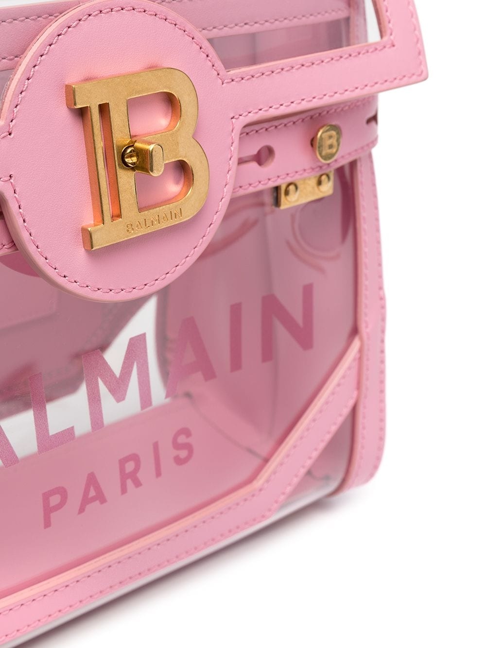 Balmain B-buzz 23 Tote Bag In Pink