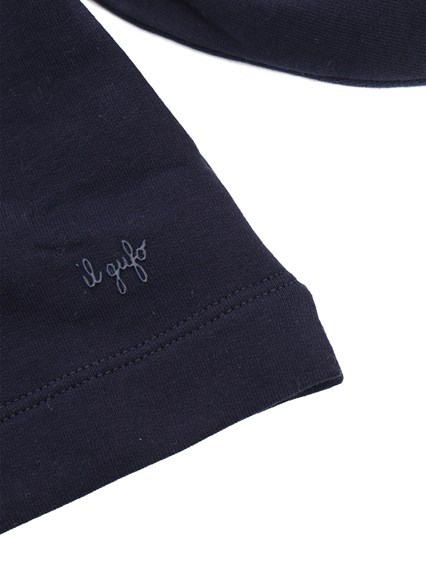 Il Gufo Ruffle-detail Jersey Jacket In Black