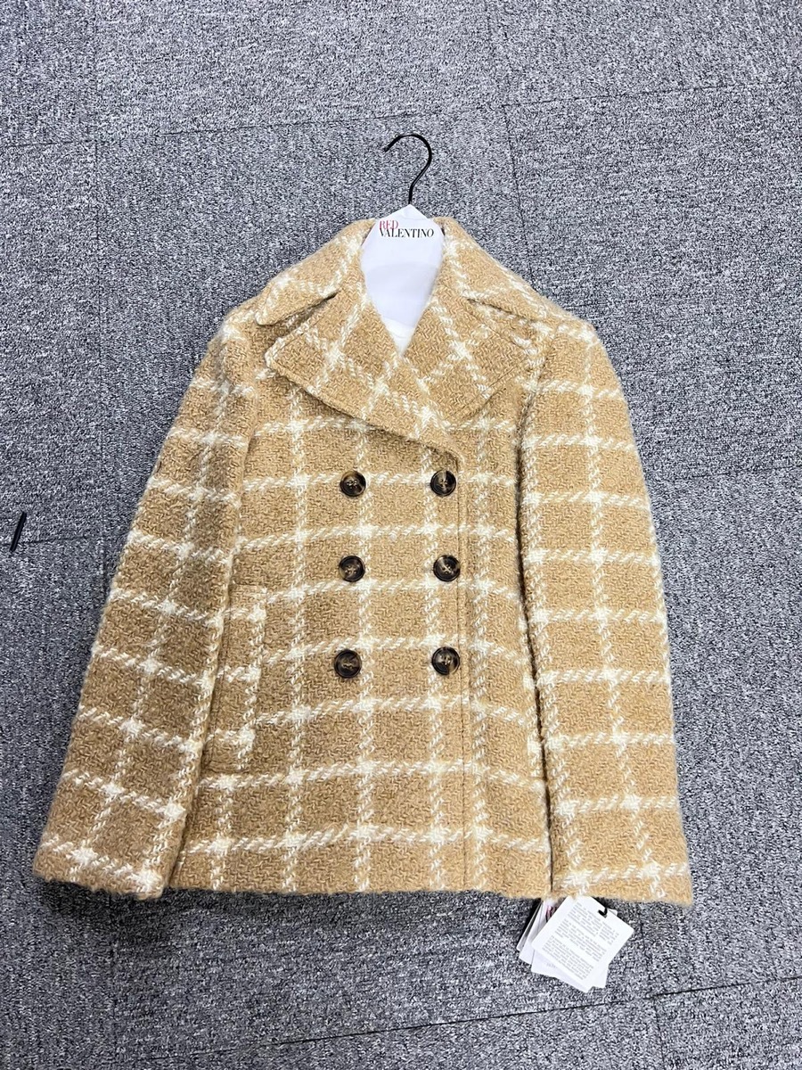 Red Valentino Double-breasted Casual Jacket In Nude