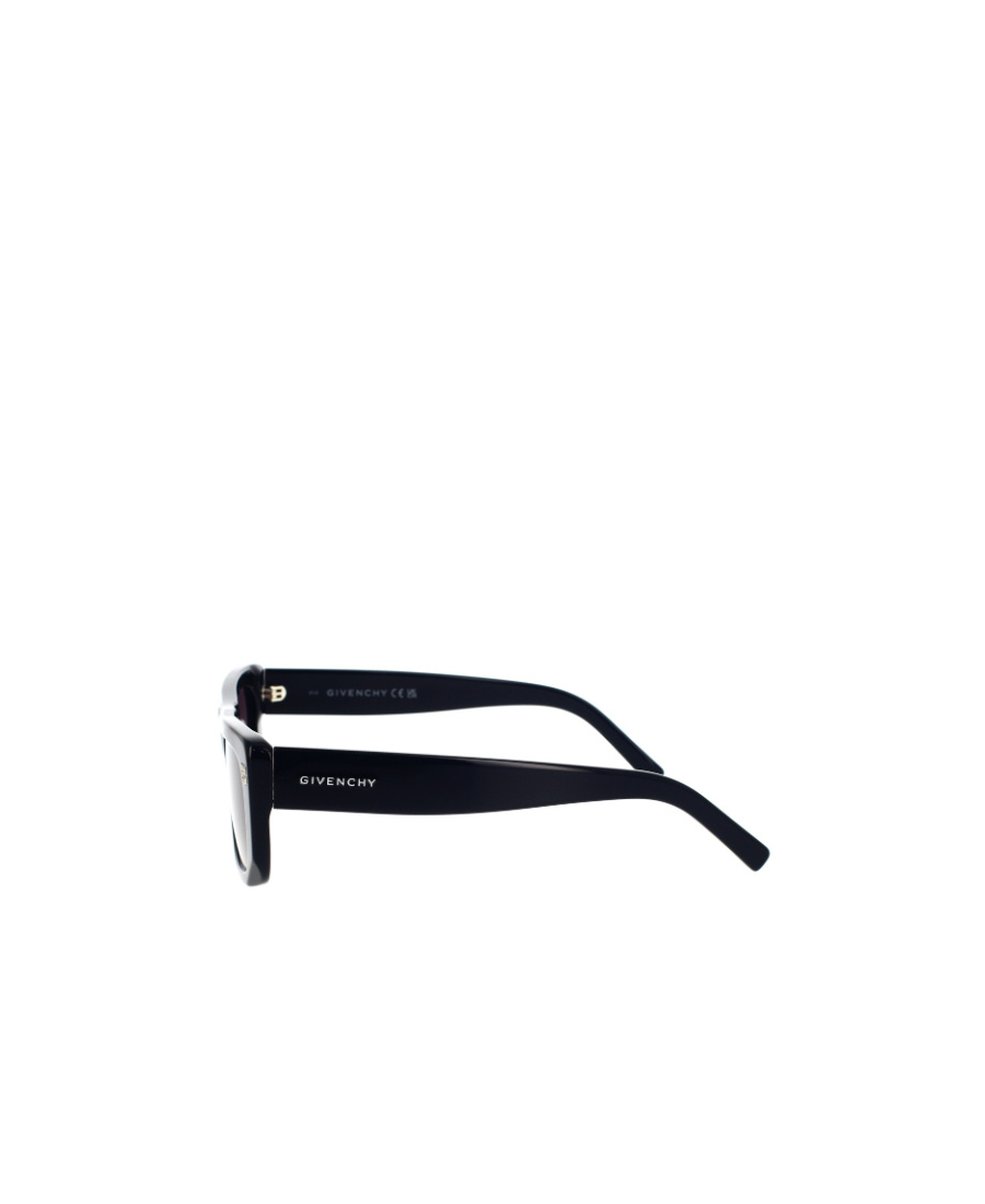 Givenchy Logo-engraved Rectangle-frame Sunglasses In Gray
