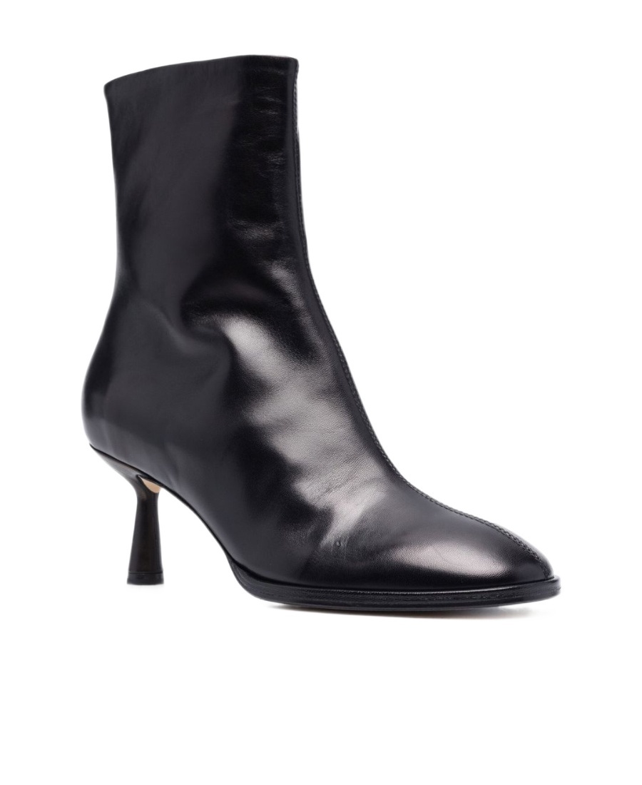 Aeyde Women Dorothy Leather Ankle Boots In Black