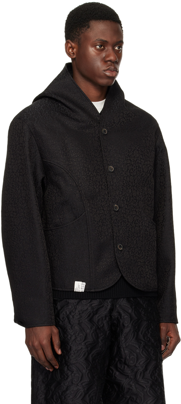 Ader Error Long Sleeve Buttons In Black