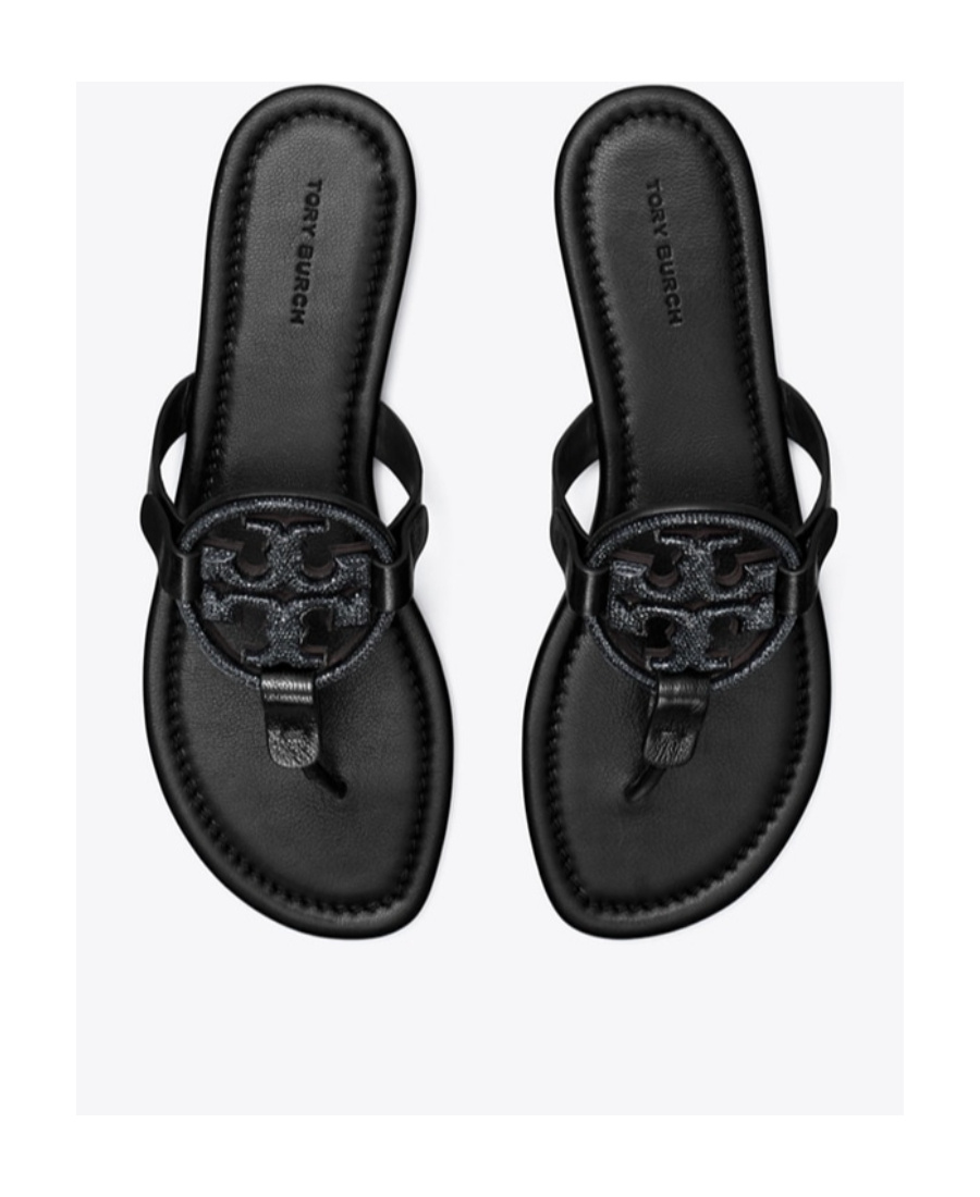 Tory Burch Miller Soft Sandal In Black