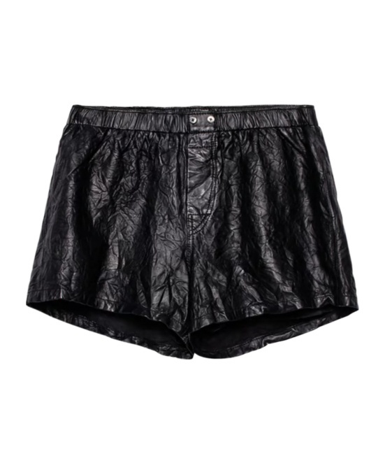 Zadig & Voltaire Elastic Waist Shorts In Black