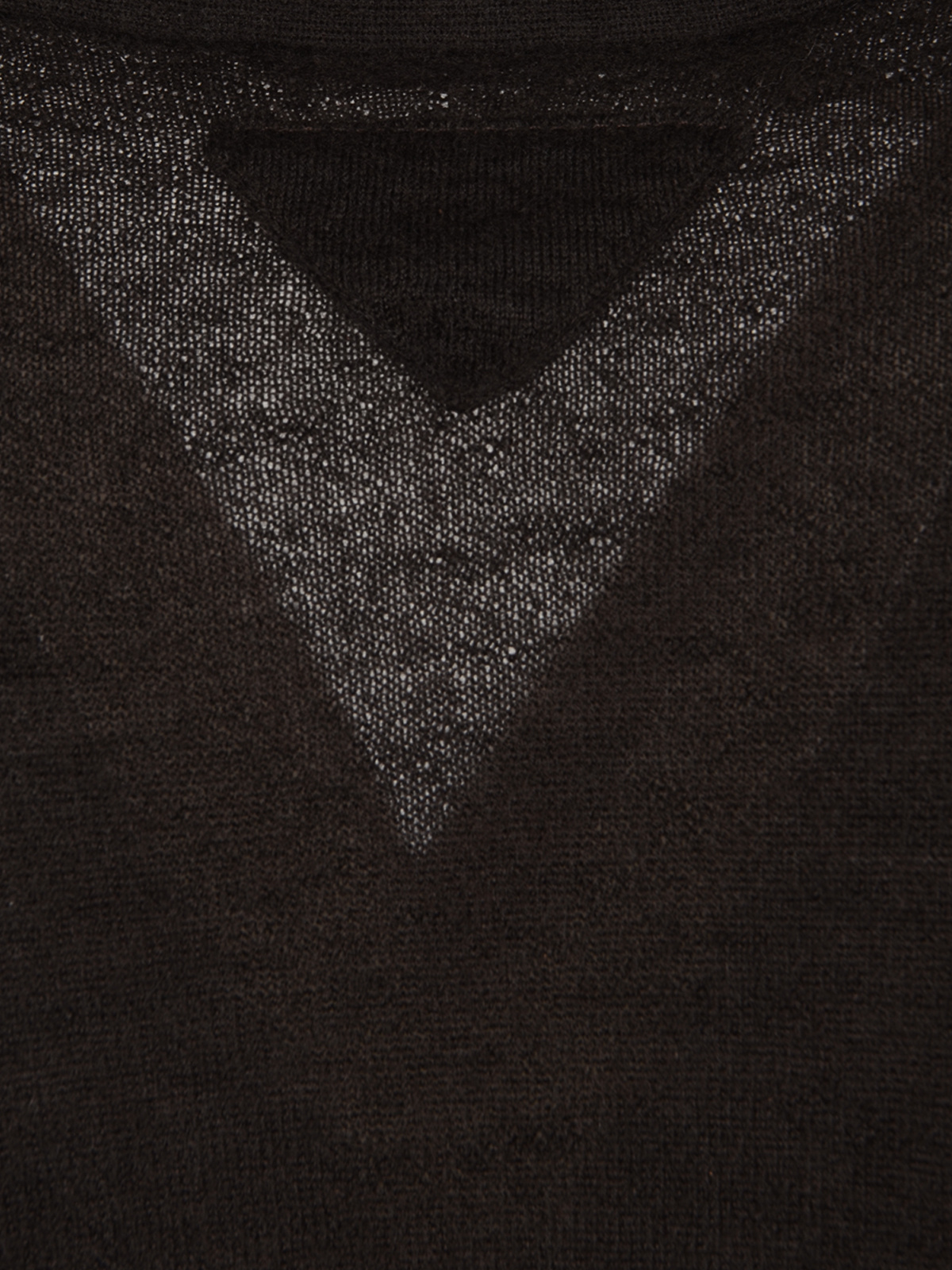 Prada Long-sleeved Sweater In Brown