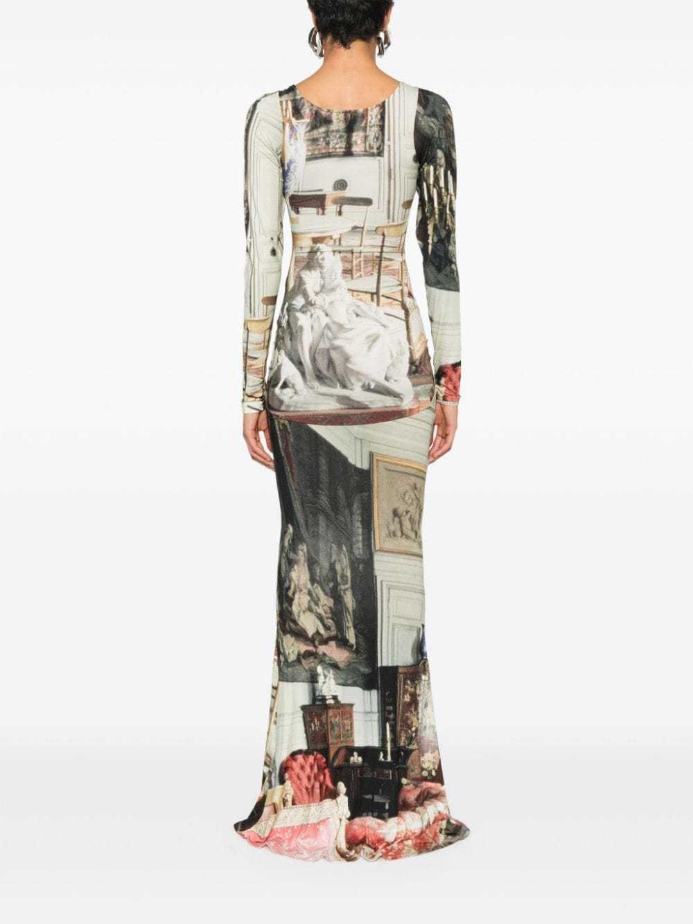 Vivienne Westwood Saloon Maxi Dress In Nude