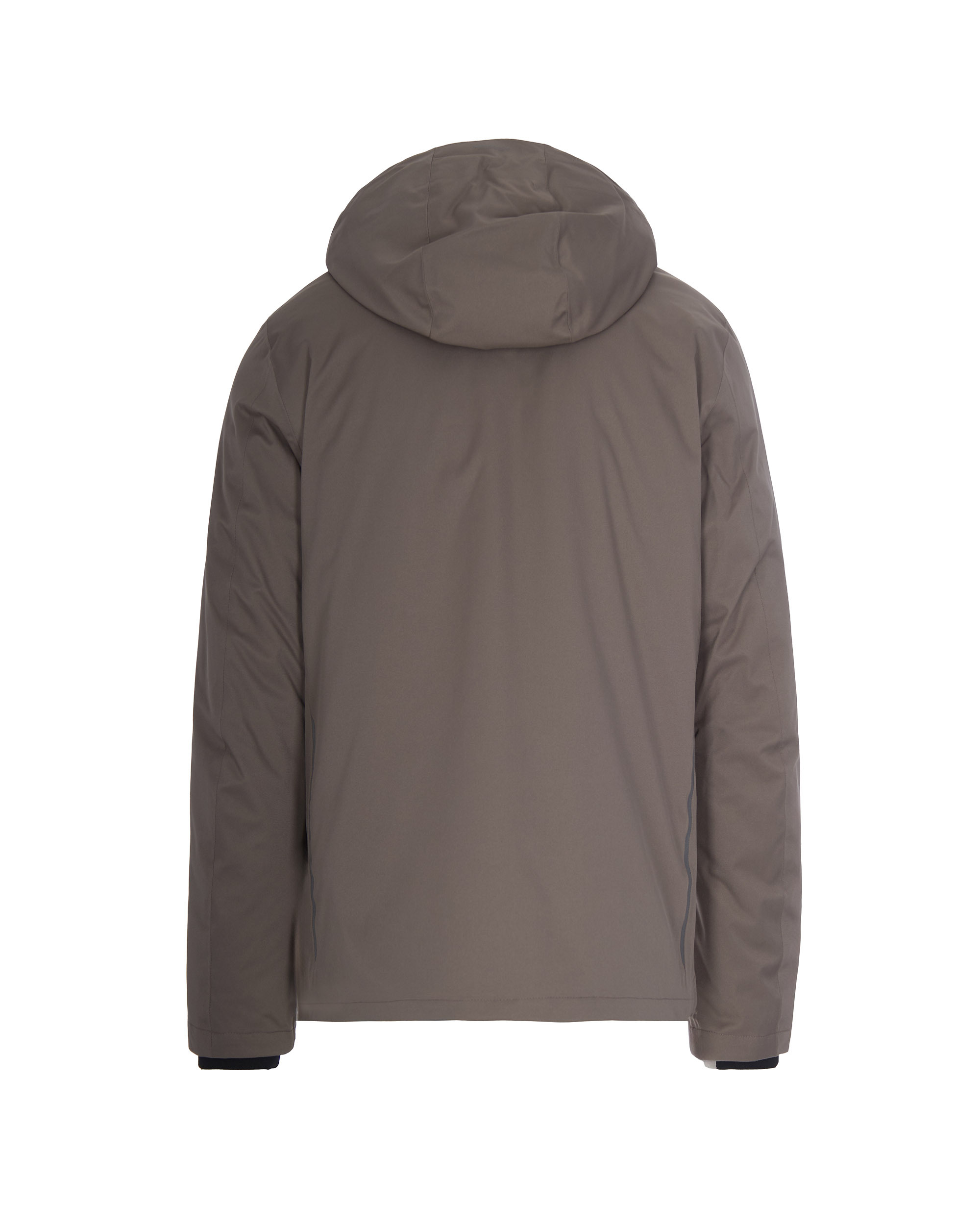 Woolrich Technical Fabric Crestmont Jacket With Adjustable Hood In Gray