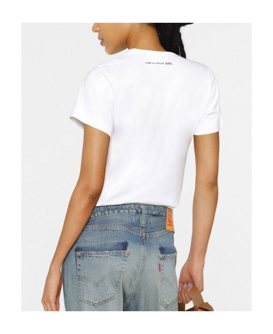 COMME DES GARÇONS PRINTED COTTON T-SHIRT 