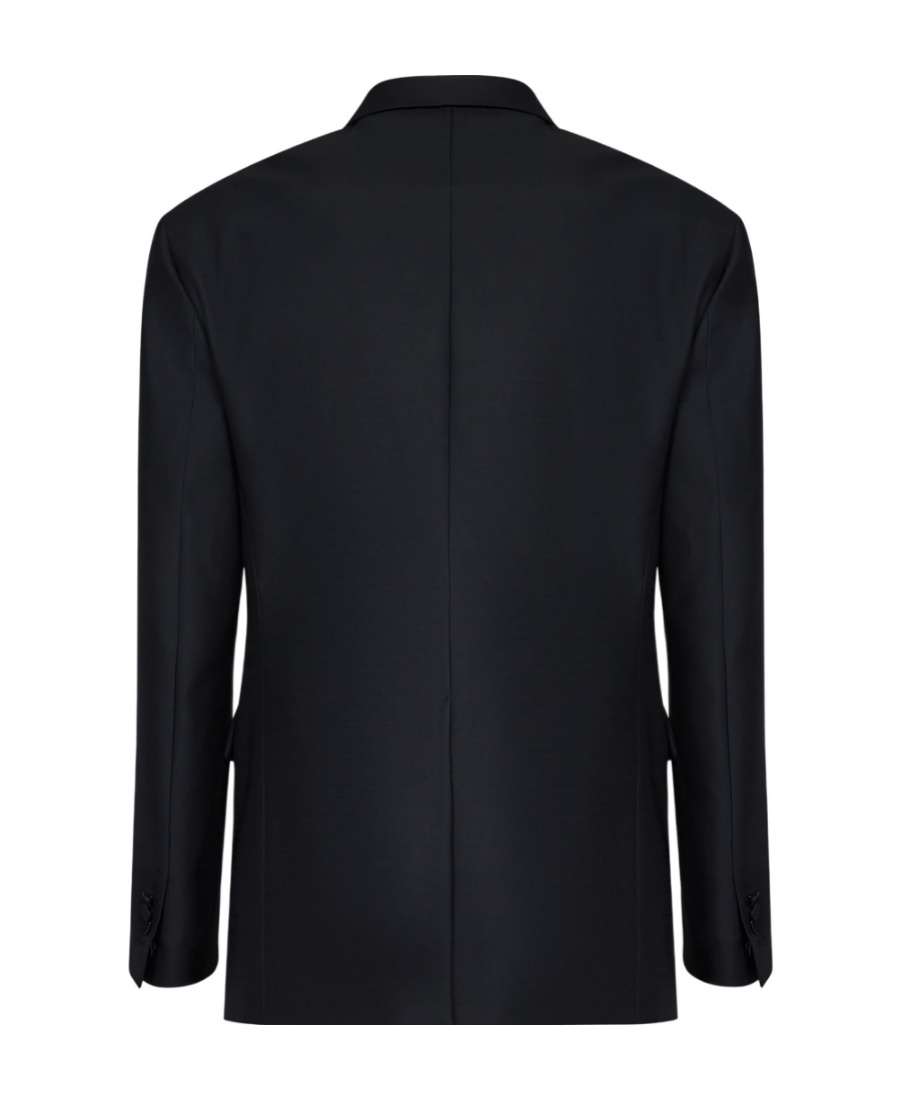 Dsquared2 Double-breasted Peak-lapel Suit In Black
