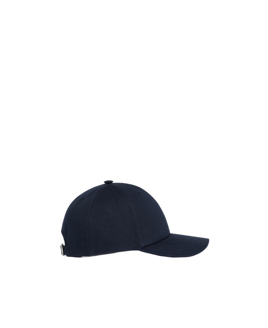 THOM BROWNE COTTON TWILL BASEBALL CAP