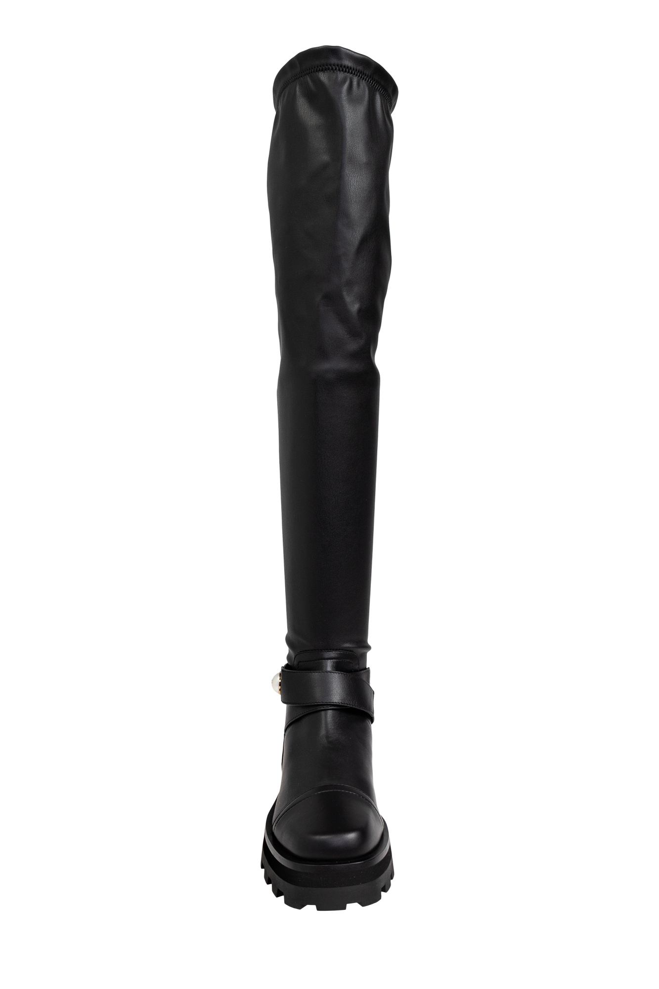 Jimmy Choo Meena Spliced Design Boots In Black