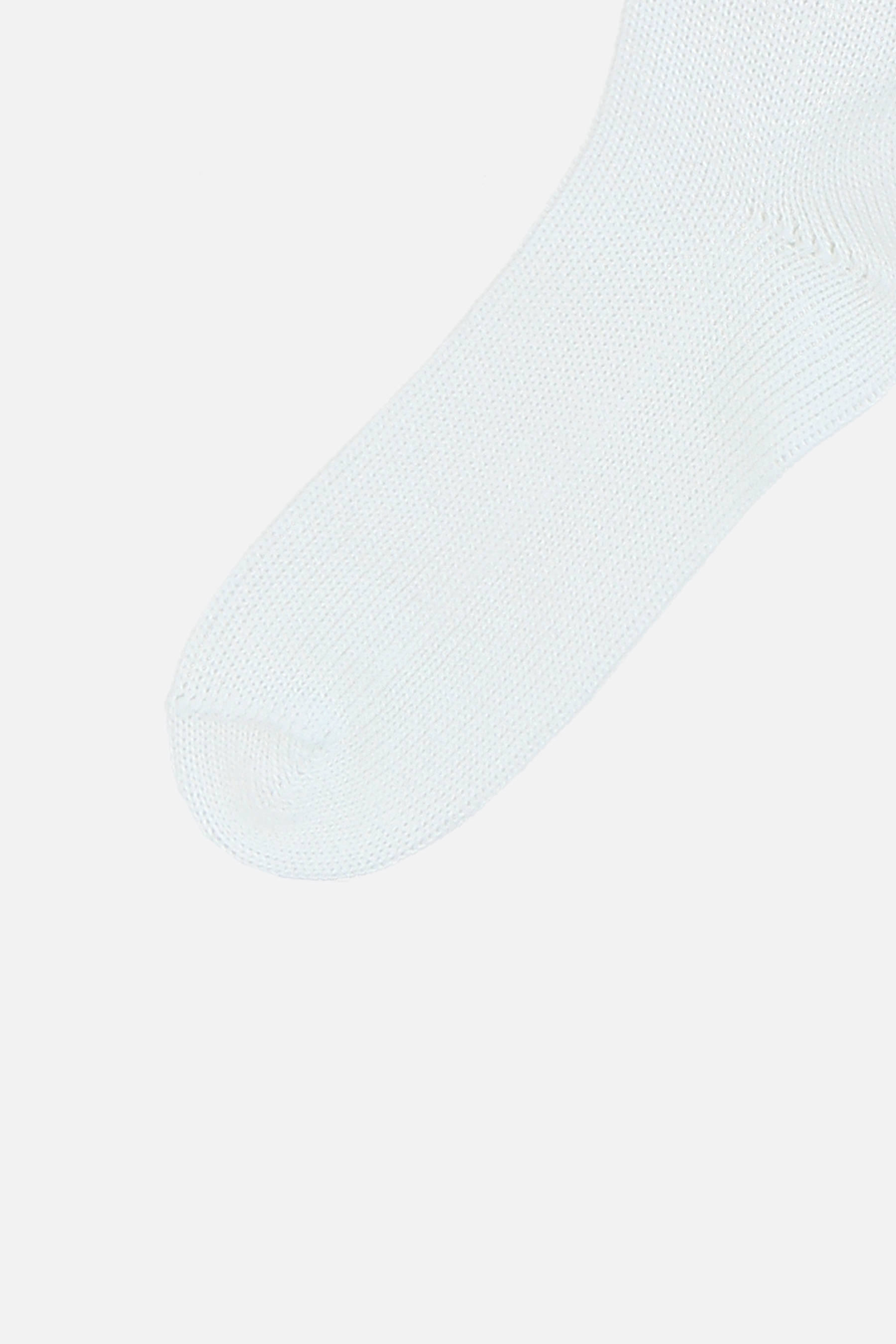 Valentino Perforated Cotton Stockings In White