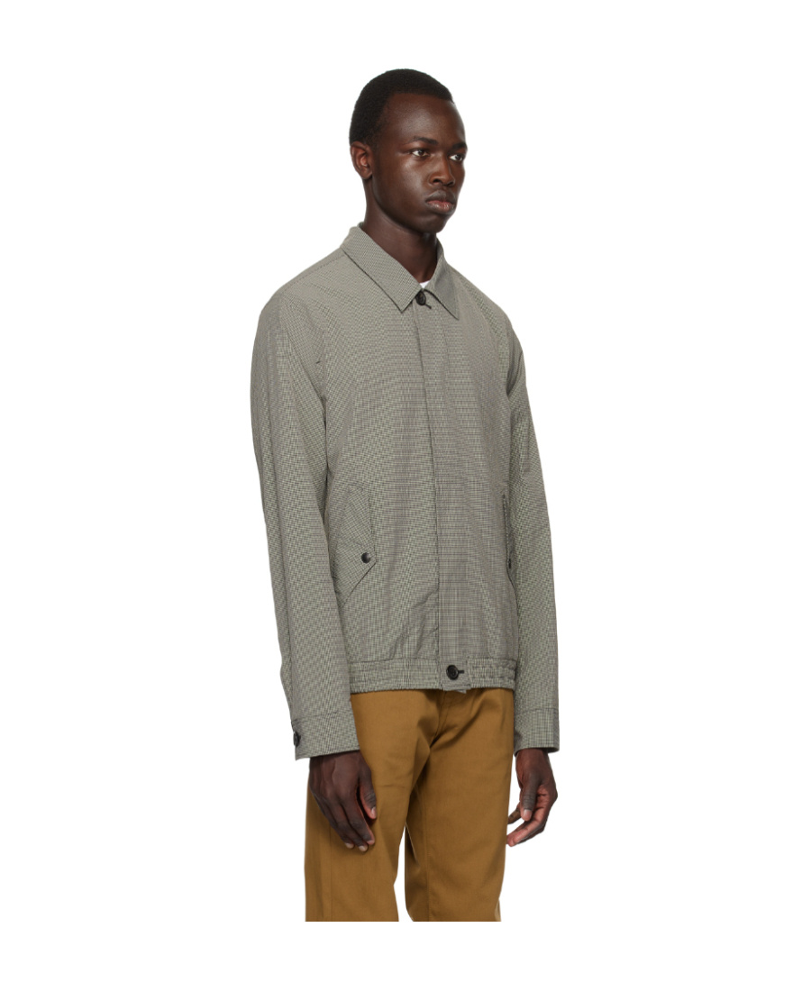 Ps By Paul Smith Logo Casual Jacket In Gray