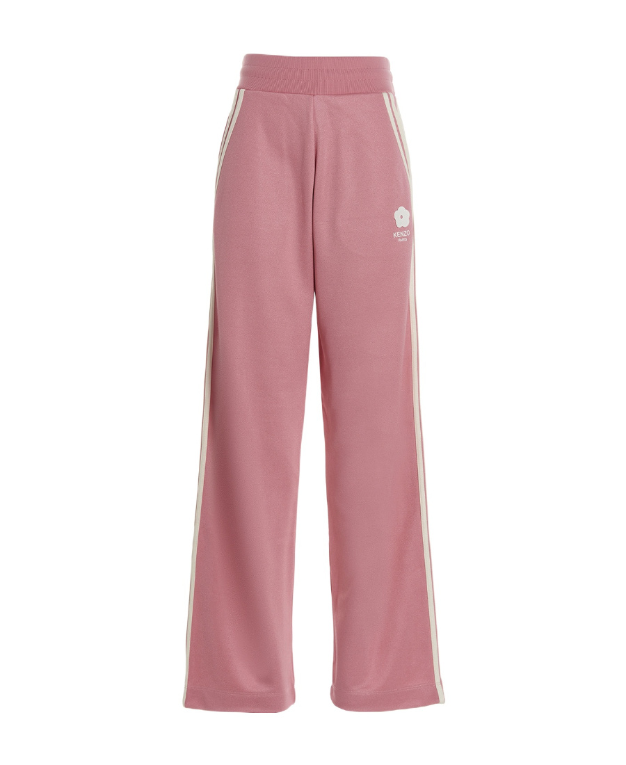 Kenzo Side-stripe Track Pants In Pink