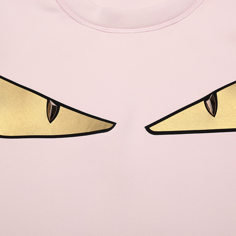 Fendi Devil's Eye Leisure Sweater In Pink