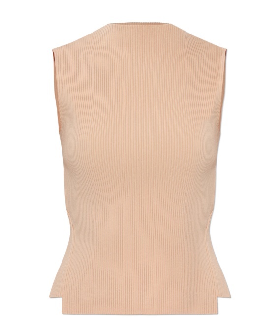 VICTORIA BECKHAM RIBBED-KNIT VEST