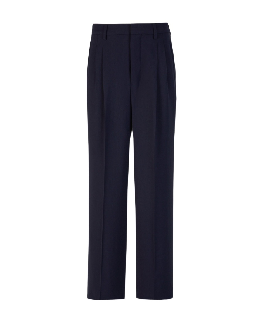 Ami Alexandre Mattiussi Ami Paris Straight-leg Tailored Trousers In Black