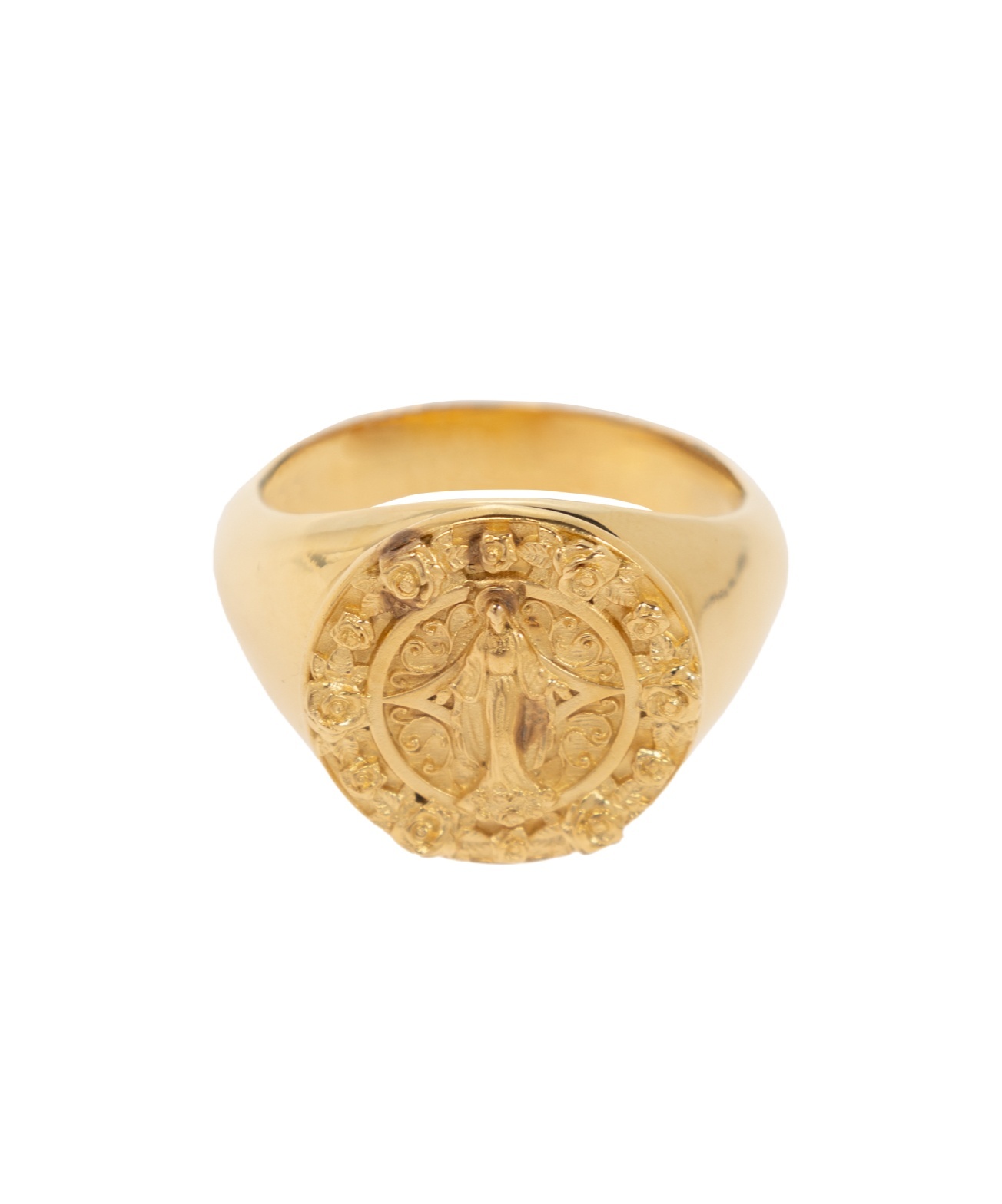 Dolce & Gabbana Devotion Ring In Yellow